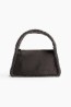 Bolso con borde en tejido peluche