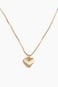 Collar con dije de corazón