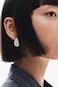 Aretes de domo con pedrería