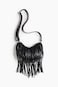 Bolso crossbody con flecos