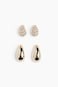 2 Pares de aretes