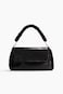 Bolso con borde en pelo sintético