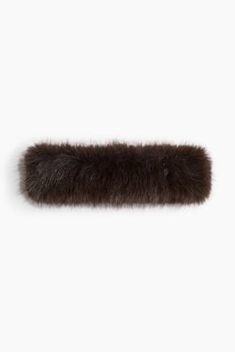 Cinta para cabello vaporosa forro de tejido polar