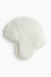 Fluffy earflap hat