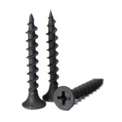 (Paquete de 100 piezas) caja de pijas negras Pija Negra tornillo Pija multiusos de 3/4" no. 6