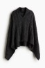 Capa en tejido trenzado de mezcla de mohair
