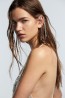 Ear cuff con colgantes de pedrería