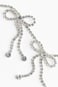Collar de pedrería con moños