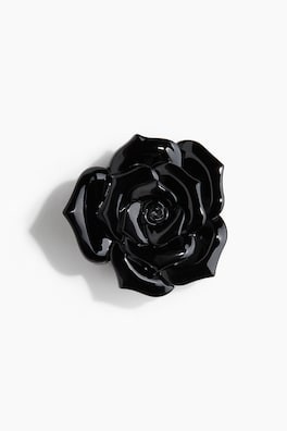 Pinza para el cabello con diseño de rosa
