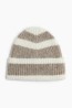 Gorro en tejido acanalado