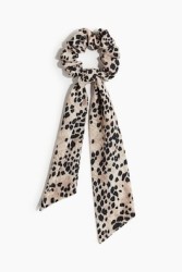 Scarf-detail scrunchie