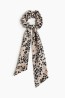 Scarf-detail scrunchie