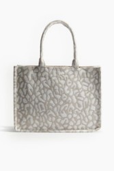 Bolso shopper en jacquard