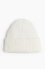 Gorro en tejido acanalado
