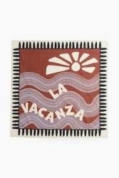 Mascada de algodón con diseño