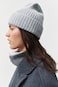 Gorro en tejido acanalado