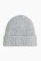 Gorro en tejido acanalado