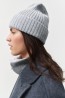 Gorro en tejido acanalado