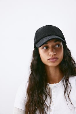 Gorra en mezcla de lana