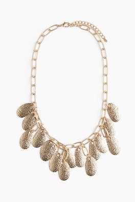 Collar con discos de metal