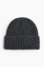 Gorro en tejido acanalado