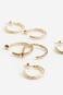 3 pares de aretes de aro