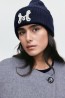 Gorro en tejido acanalado