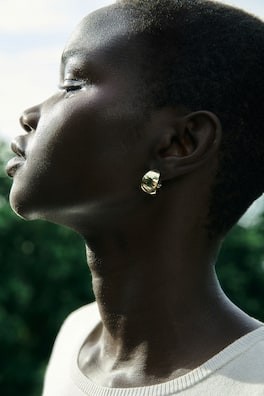 2 Pares de aretes de aro