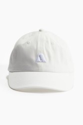 Gorra en sarga de algodón
