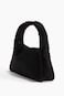Bolso con borde en tejido peluche