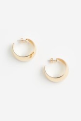 Aretes de aro anchos
