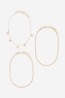 3-pack Pulseras para el tobillo