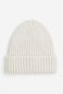 Gorro en tejido acanalado