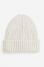 Gorro en tejido acanalado