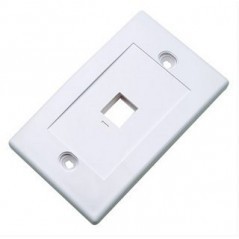 Placa de pared 1 puerto intellinet blanca Placa de 1 puerto Faceplate intellinet Faceplate 2x4 Blanca