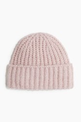 Gorro en tejido acanalado