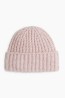 Gorro en tejido acanalado