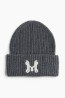 Gorro en tejido acanalado
