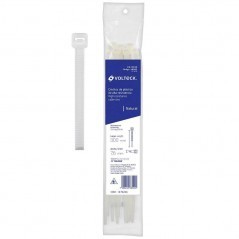 Cincho de plastico Cincho plastico de 30cm centimetros color natural Cincho blanco tensión de 120lb libras ancho de 7.6mm