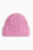 Gorro en tejido acanalado