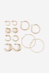 6 pares de aretes de aro