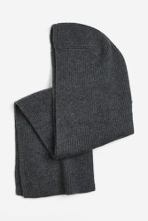 Bufanda con gorro en mezcla de cachemir