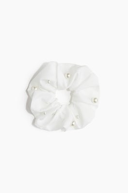 Scrunchie con cuentas