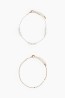 2-pack Pulseras para tobillo
