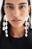 Aretes con discos de metal