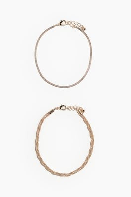 2-pack Pulseras para el tobillo