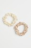 2-pack de scrunchies de seda