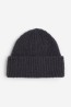 Gorro en tejido acanalado