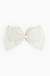 Broche para el cabello de metal con moño