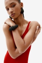 Pulsera statement con cuentas de vidrio